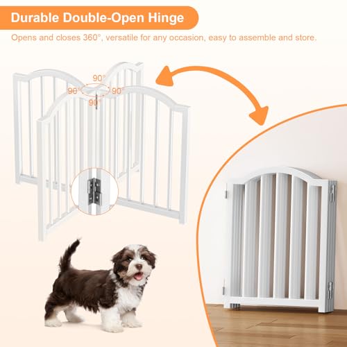 Snughome white metal gate in home setting