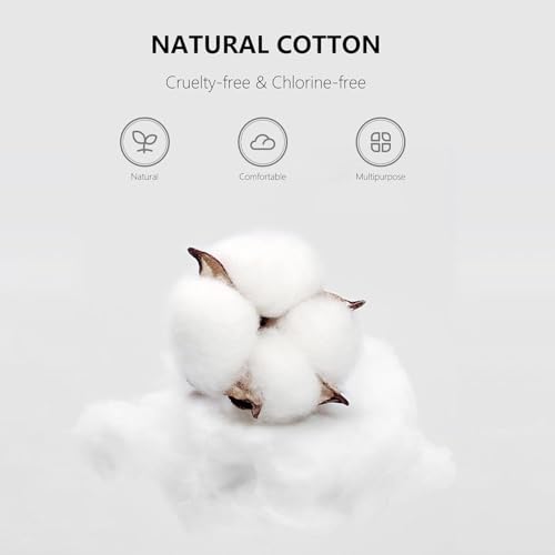 Close-up of precision cotton swab tips