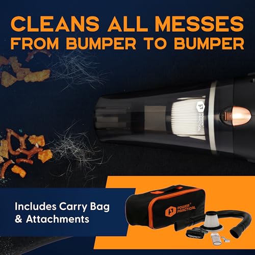ThisWorx TWC-01 black car vacuum cleaner