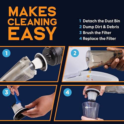 Compact car vacuum cleaner for truck