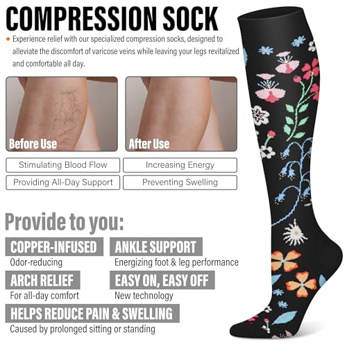 View of socks folded to show moisture-wicking material