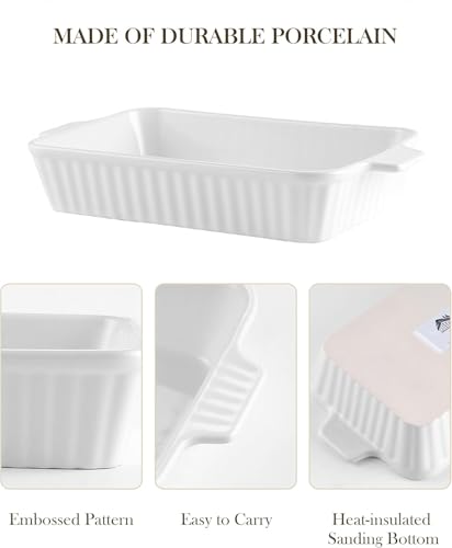 Medium 2QT MALACASA ceramic baker