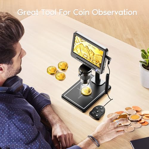 Leipan 5-inch HD screen digital microscope