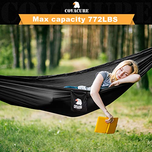 Covacure double hammock set up in nature