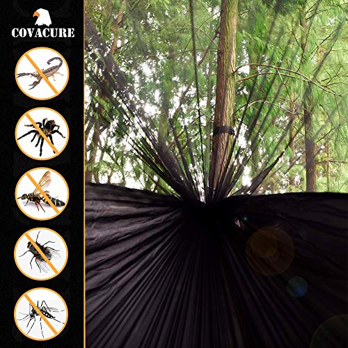 Covacure hammock with mosquito net installed