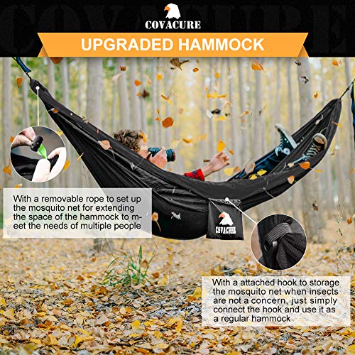 Black hammock hardware and straps