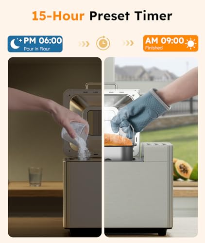 Side profile of OSIPOTO bread machine