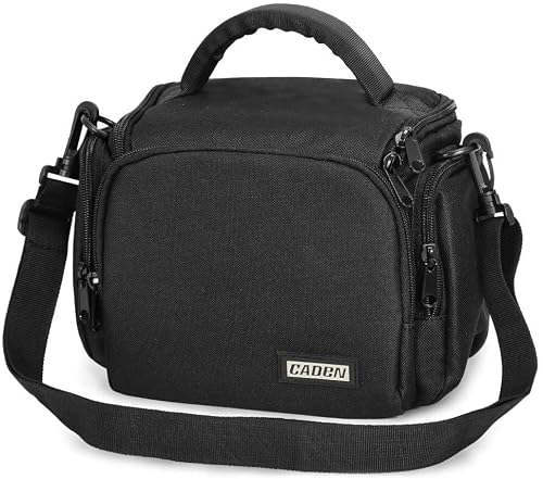 CADeN Compact Camera Shoulder Crossbody Bag 1.0 S Black front view