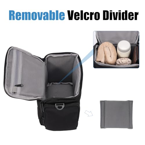 CADeN camera bag top handle and strap connection