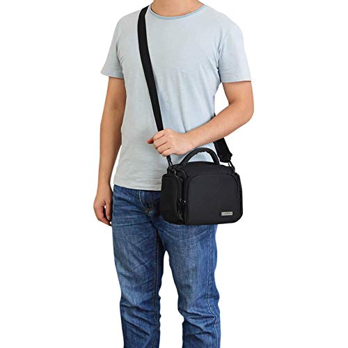 CADeN camera bag rear view showing crossbody design