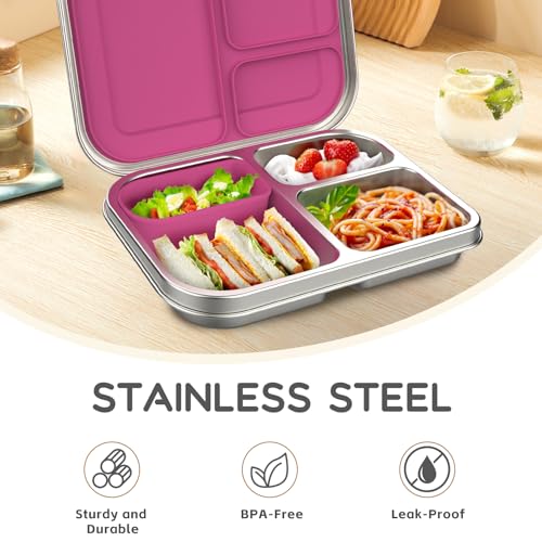 Open BOSEDSANG lunch box with silicone container