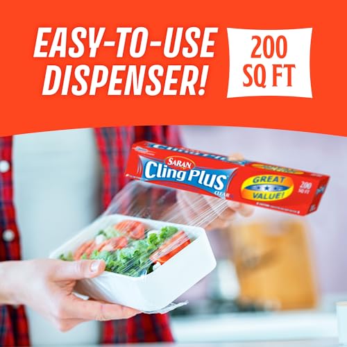 Saran Wrap with strong cling