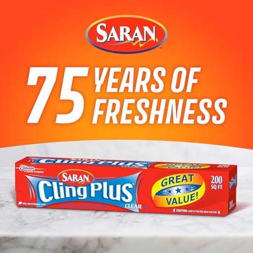 Saran Wrap for storing leftovers