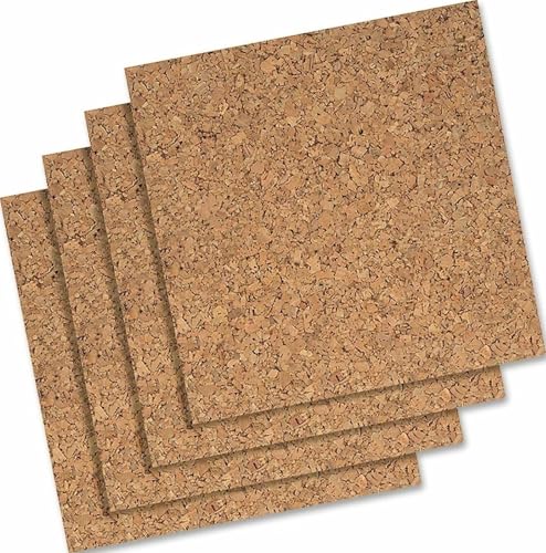 Quartet 12x12 cork tiles 4-pack packaging