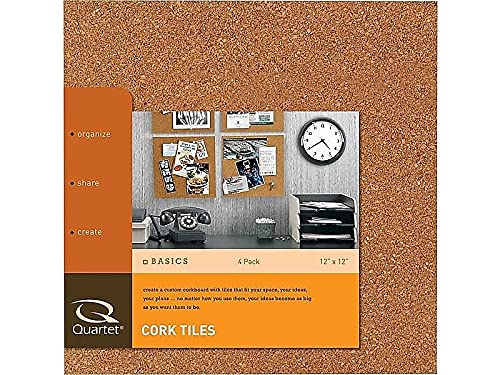Adhesive mounting tape included with cork tiles