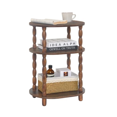 MaxSmeo Side Table in Rustic Brown