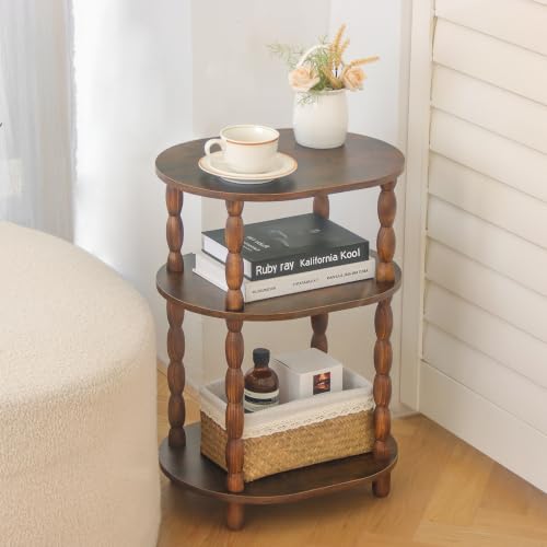 MaxSmeo 3-Tier End Table with oval top