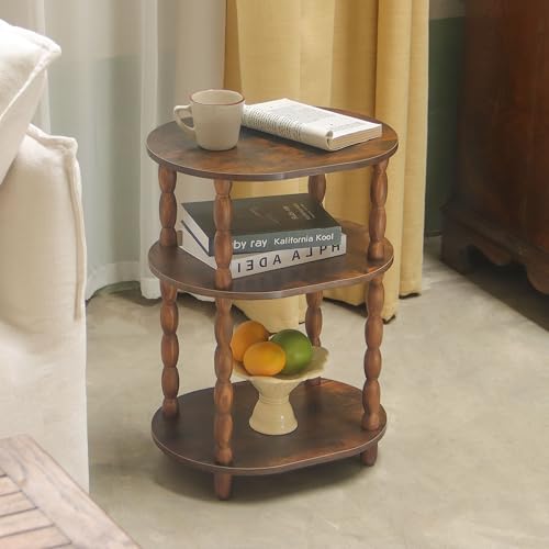 MaxSmeo Rustic Brown End Table for bedroom