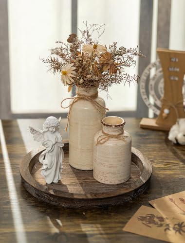Distressed wood finish texture of Hanobe tray