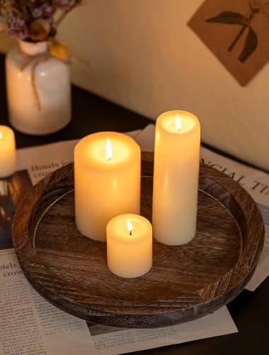 Hanobe candle tray styled on a coffee table