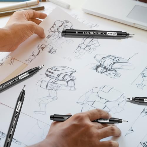 GETHPEN brush pens used for bullet journal lettering