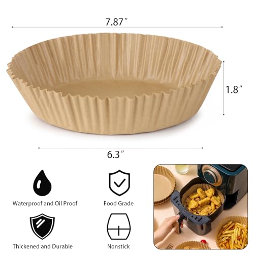 Tecbeauty liner inside an air fryer basket