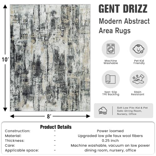 Close up of black grey and gold rug fibers