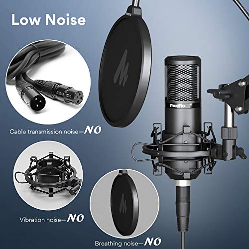Adjustable metal boom arm for MAONO PM320S