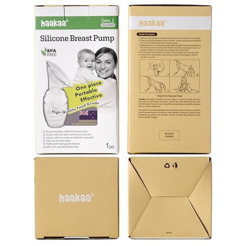 Haakaa breast pump clear model MHK062-UK
