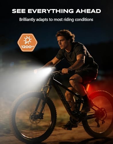 Rear bike light with multiple flash modes