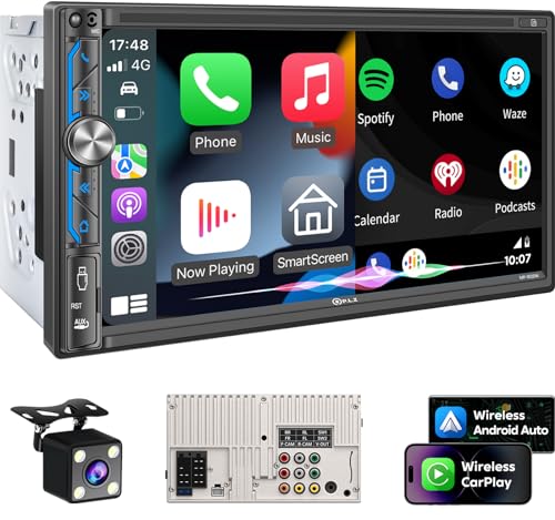 PLZ 7-inch wireless double din touchscreen unit