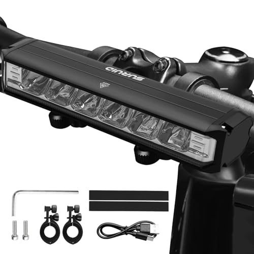 Suruid white bike light front view