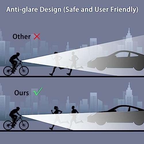 Suruid bike light in night mode