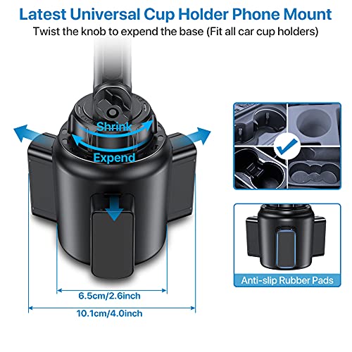 Miracase mount installed in a car cup holder