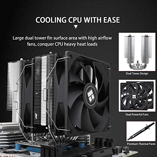 Side profile of Phantom Spirit 120SE heat sink