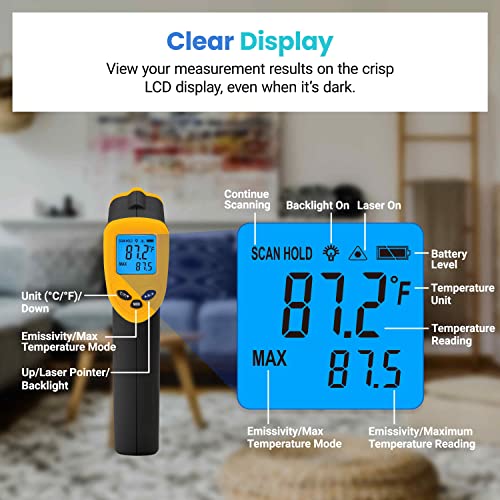 Etekcity 774 thermometer in hand