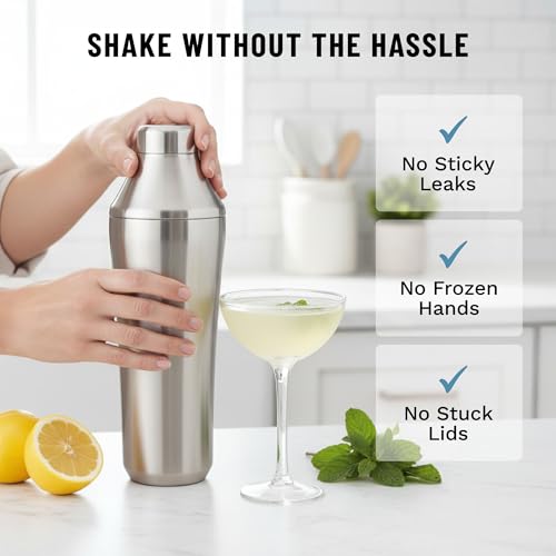 Elevated Craft shaker integrated measuring top