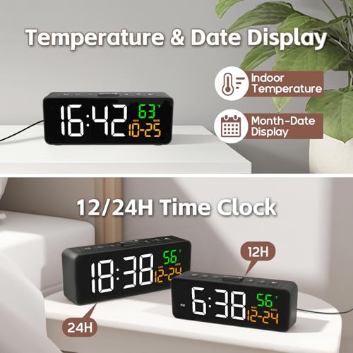Netzu clock on a modern nightstand
