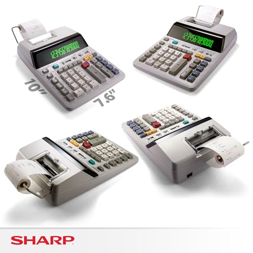 Rear view of Sharp EL-1801V AC power port