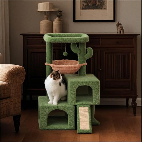AIWIKIDE cactus cat tree top perch view