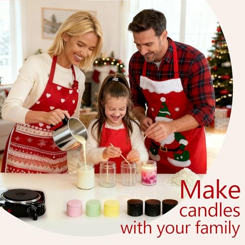 Natural soy wax and fragrance oils