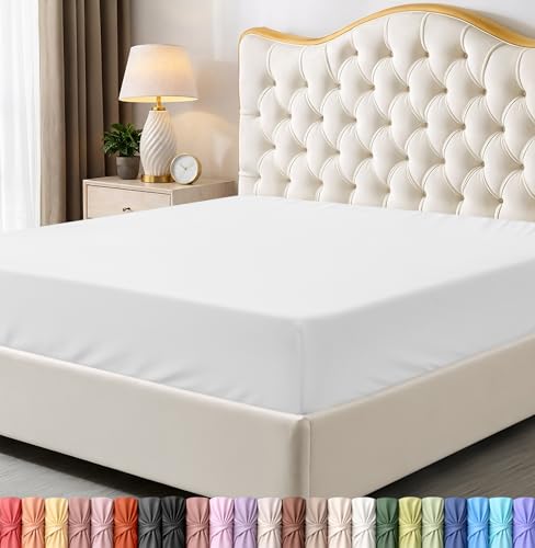 Utopia Bedding Queen Fitted Sheet White