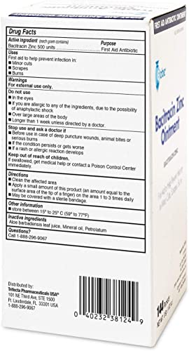 Globe Bacitracin Zinc ointment branding label