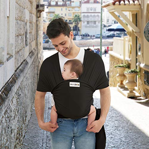 Side profile of ACRABROS Baby Wrap Carrier