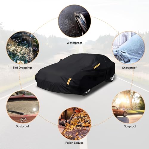 NEVERLAND car cover fitted to a sedan profile