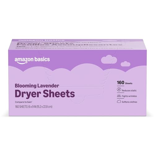 Basics Blooming Lavender Dryer Sheets box front