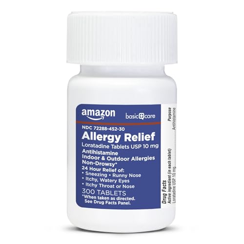 Basic Care 10 mg allergy relief bottle