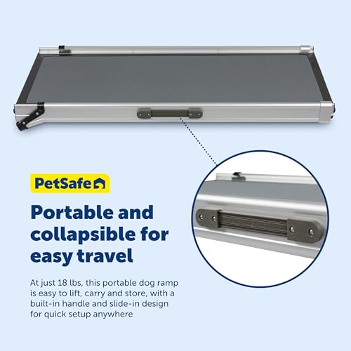 Safety latch detail on PetSafe Happy Ride ramp