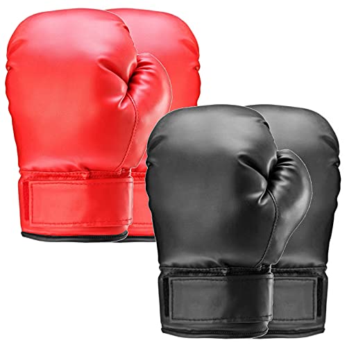 PiscatorZone 2 Pairs Boxing Gloves Set front view