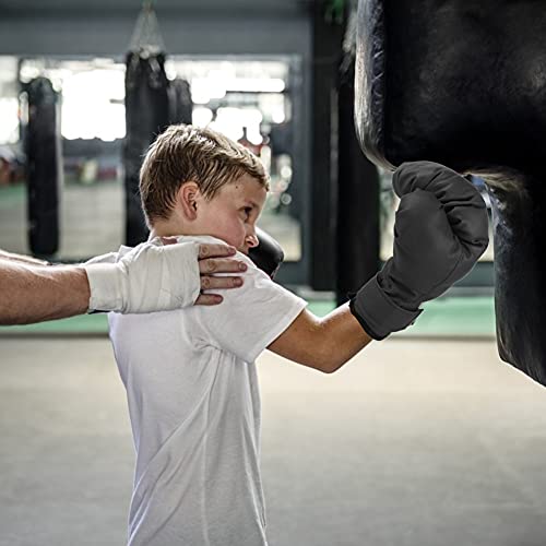 Boxing gloves displayed on a flat surface